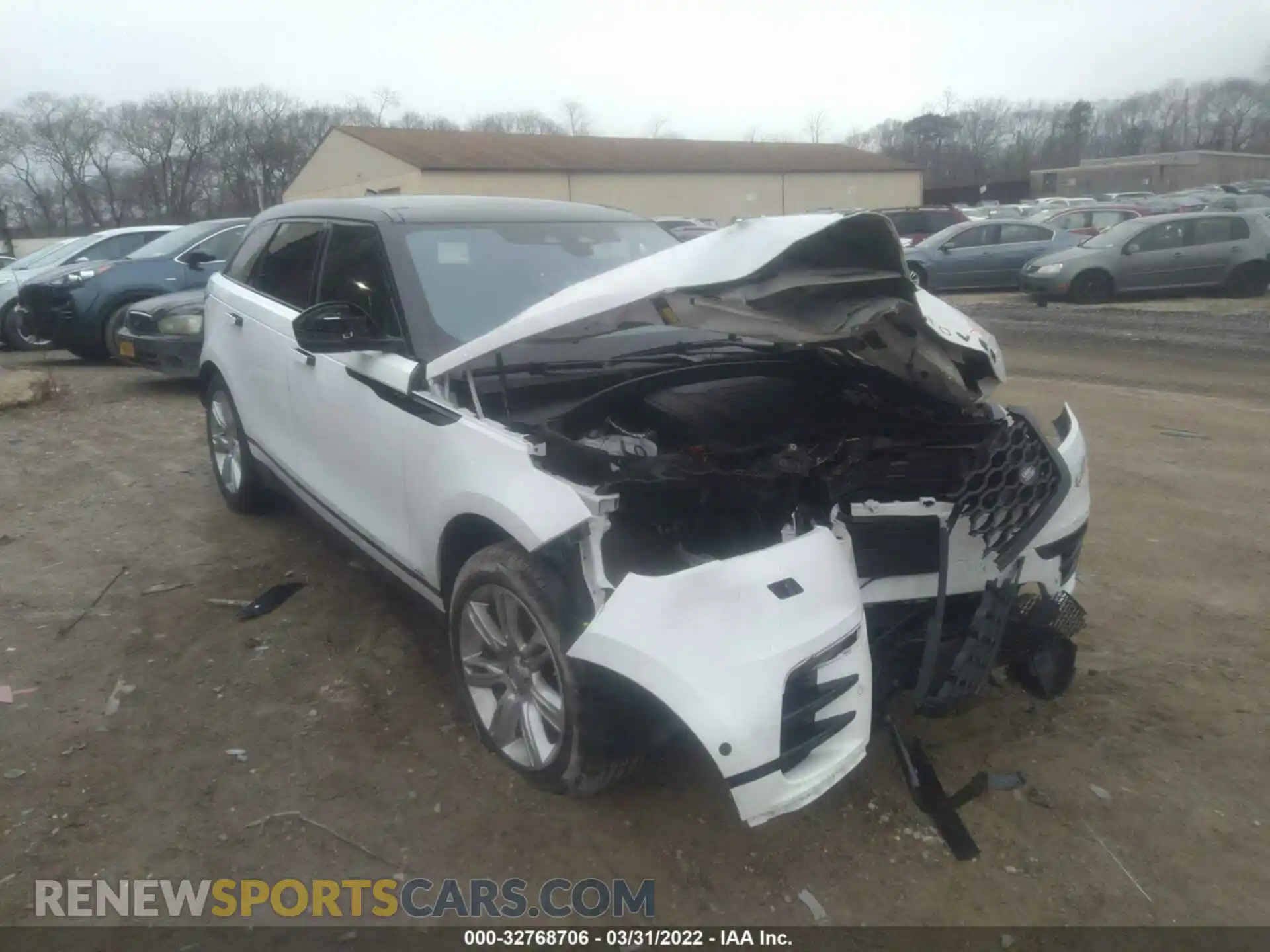 1 Фотография поврежденного автомобиля SALYT2EX9MA307574 LAND ROVER RANGE ROVER VELAR 2021