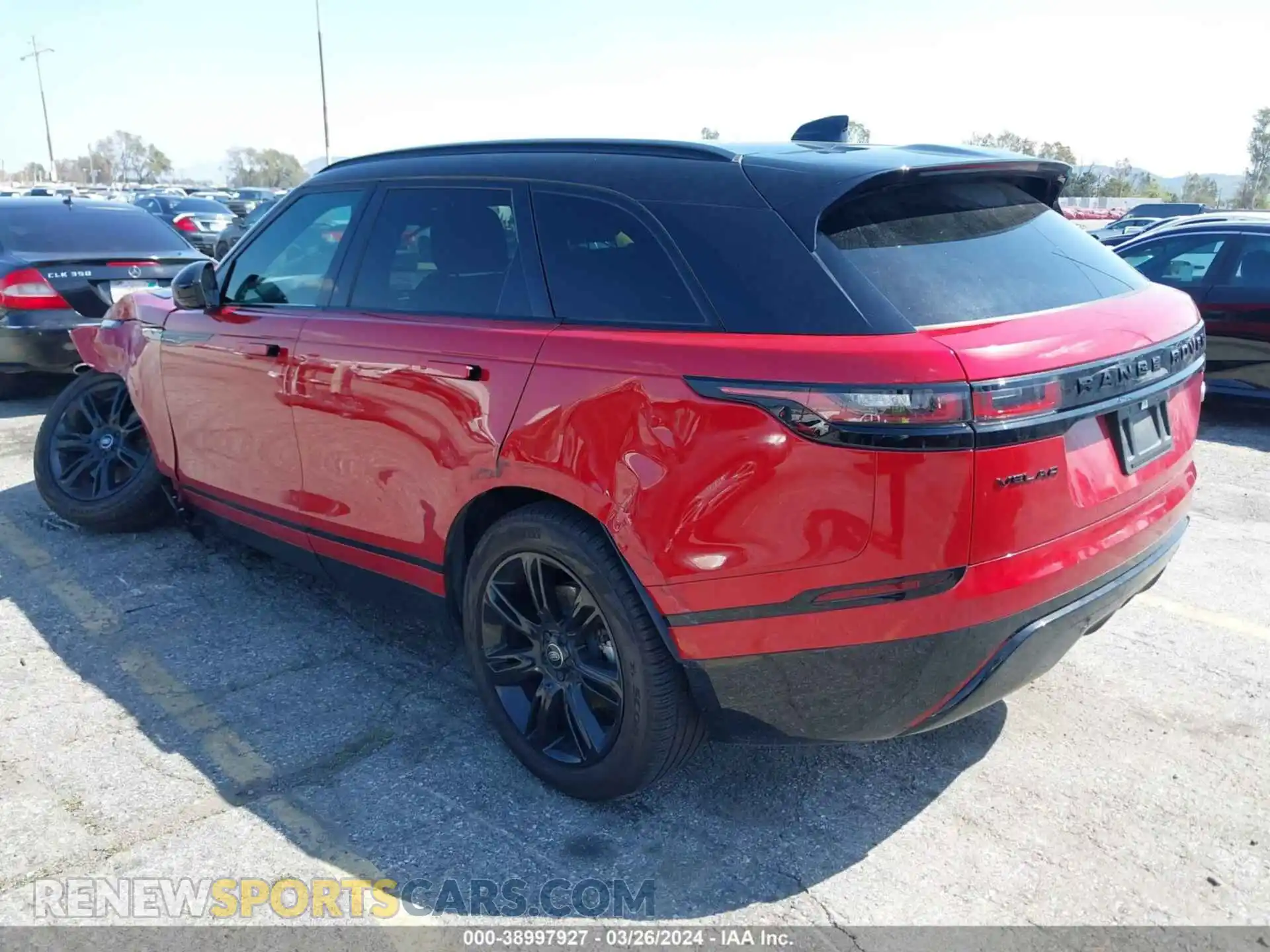 3 Photograph of a damaged car SALYT2EX2PA349802 LAND ROVER RANGE ROVER VELAR 2023
