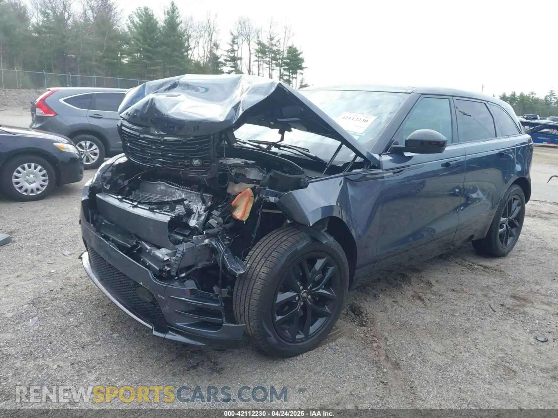 2 Photograph of a damaged car SALYL2EX7SA804720 LAND ROVER RANGE ROVER VELAR 2025