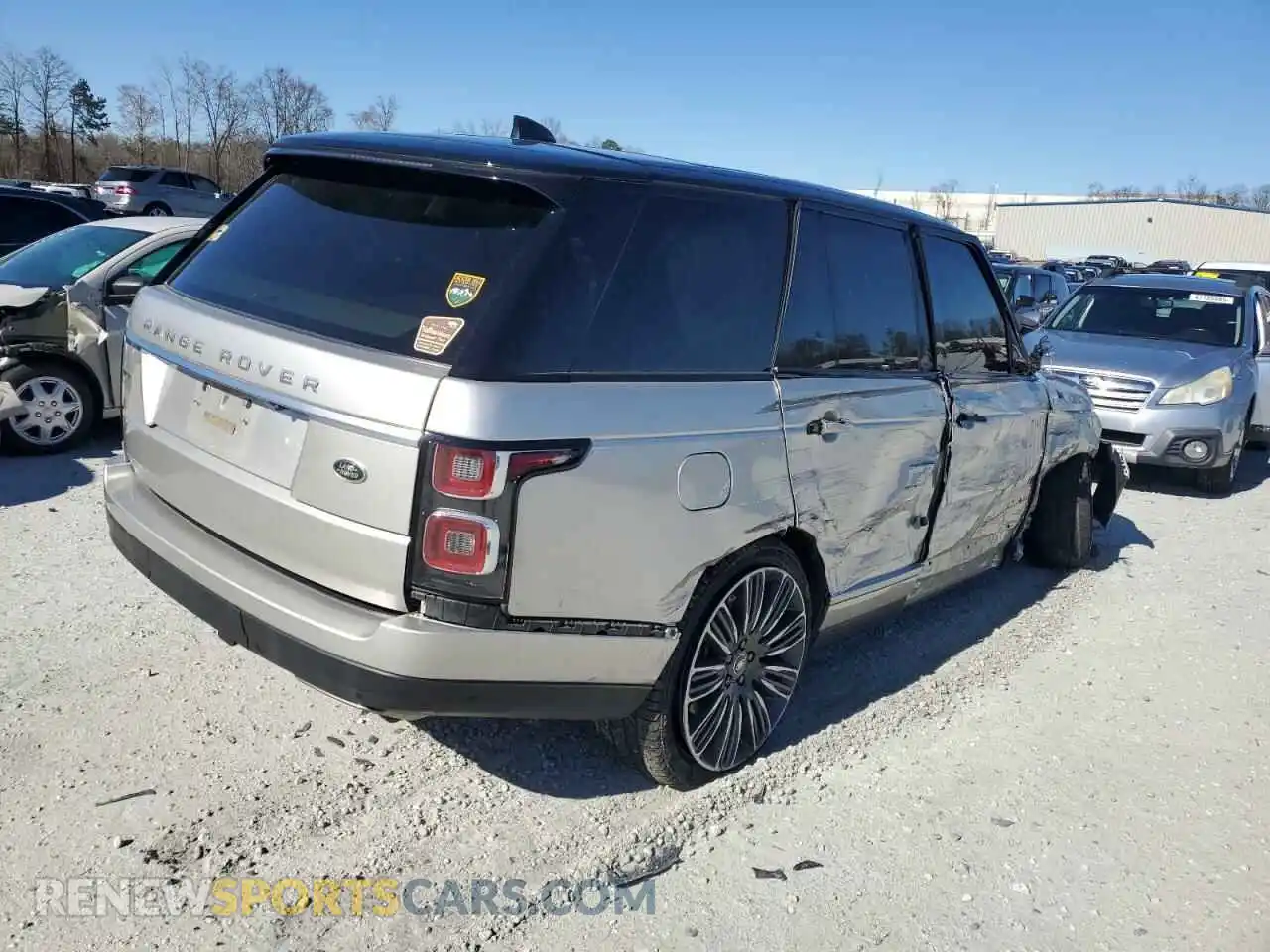 3 Photograph of a damaged car SALGS2RE4KA535342 LAND ROVER RANGEROVER 2019