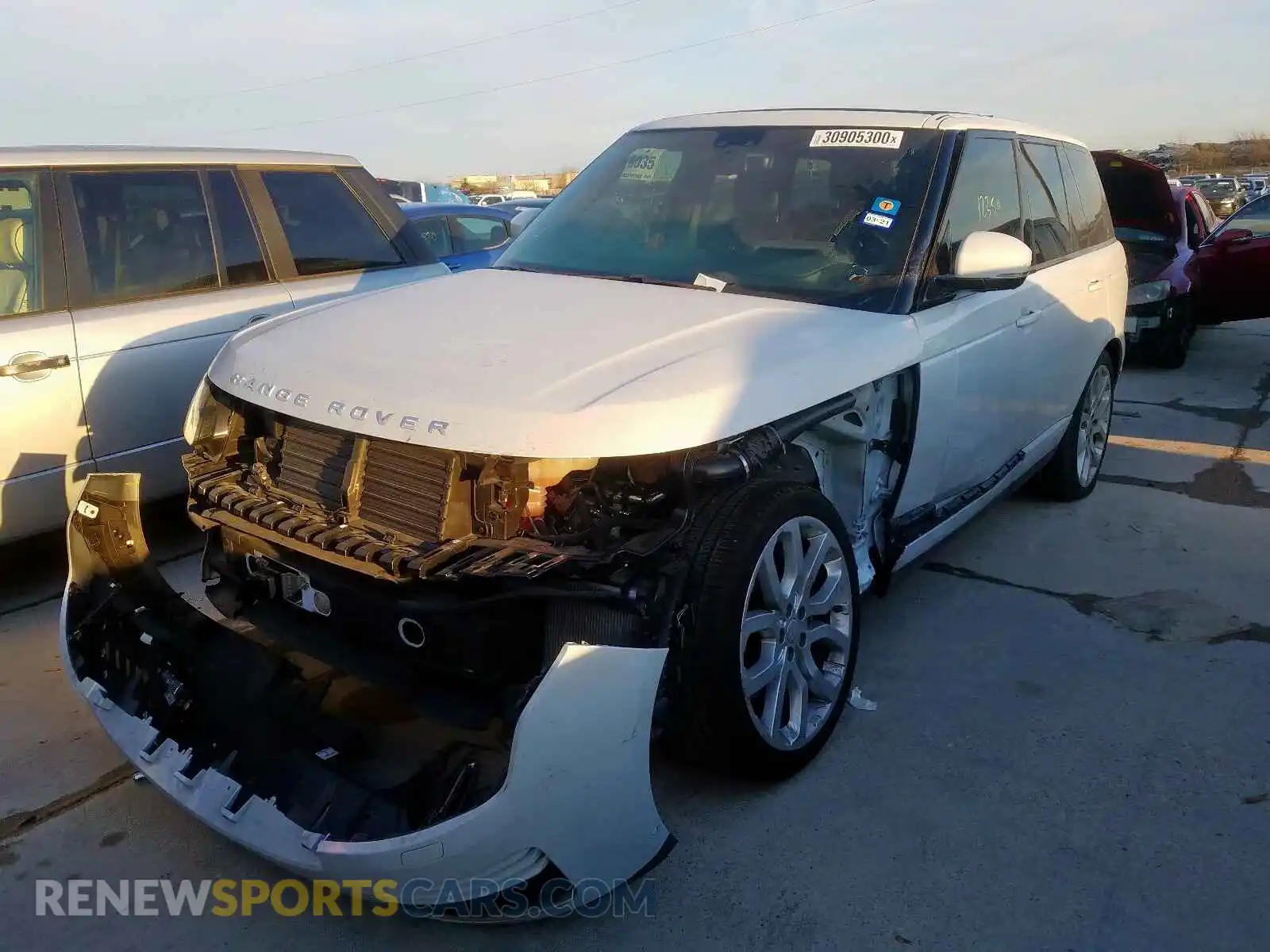 2 Photograph of a damaged car SALGS2RE5KA537231 LAND ROVER RANGEROVER 2019