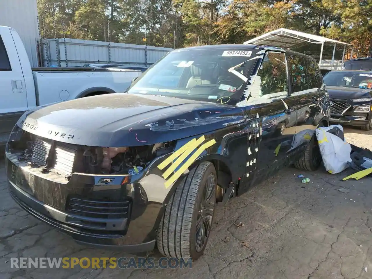2 Фотография поврежденного автомобиля SALGS2RE8KA543329 LAND ROVER RANGEROVER 2019