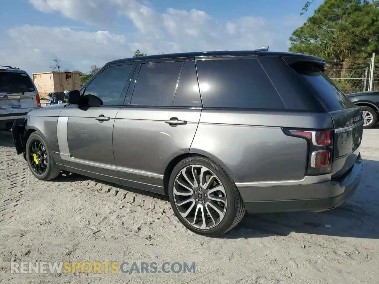 2 Photograph of a damaged car SALGS2SV7KA542926 LAND ROVER RANGEROVER 2019