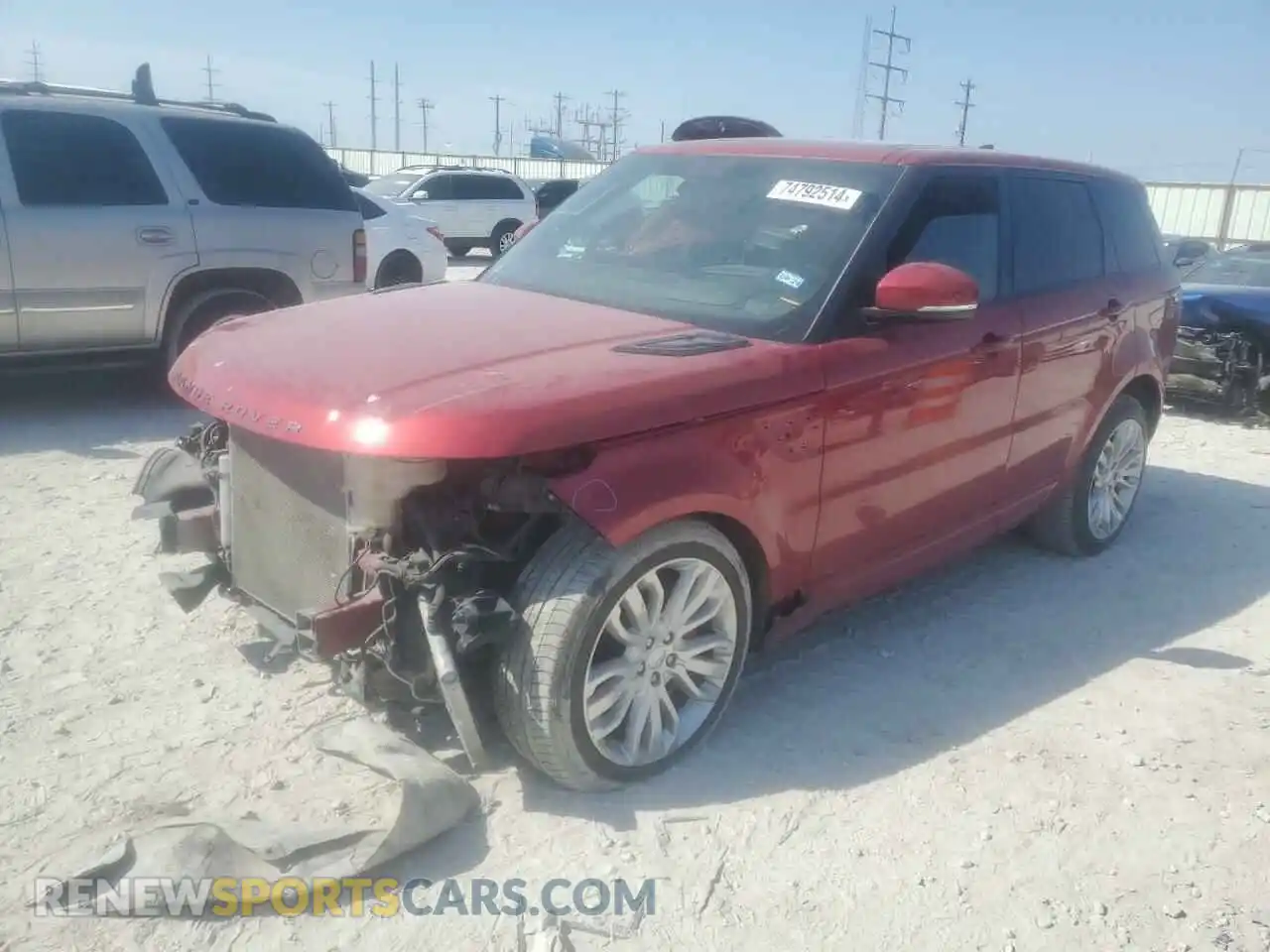 1 Photograph of a damaged car SALWR2REXKA851643 LAND ROVER RANGEROVER 2019