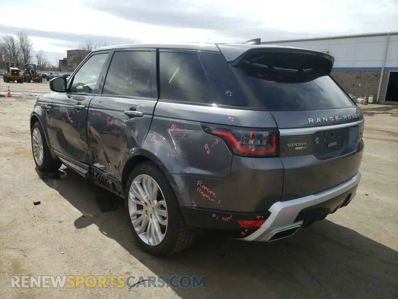 2 Photograph of a damaged car SALWR2RV3KA415989 LAND ROVER RANGEROVER 2019