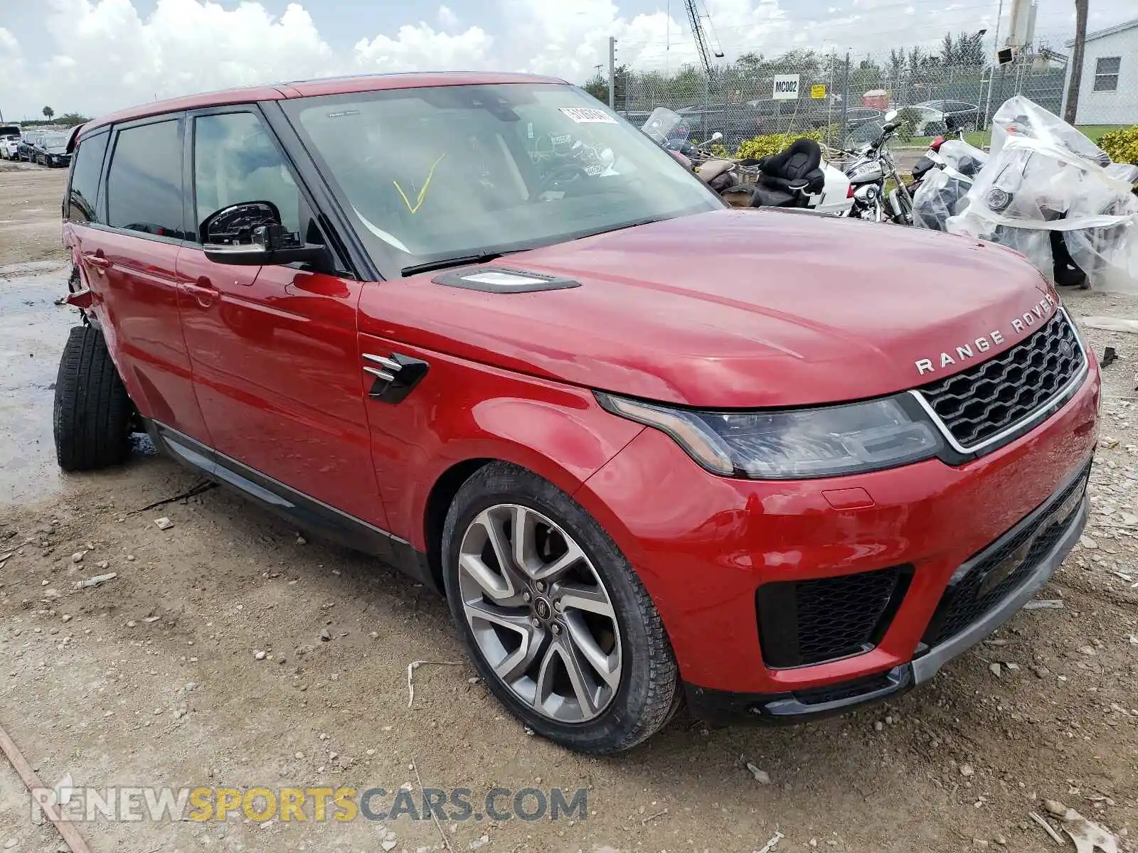 1 Photograph of a damaged car SALWR2RV7KA426185 LAND ROVER RANGEROVER 2019