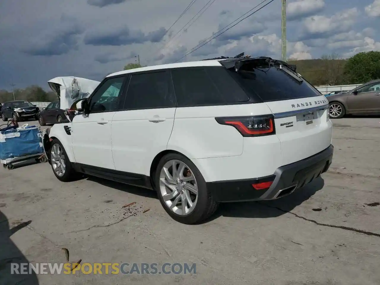 2 Фотография поврежденного автомобиля SALWR2RV8KA814865 LAND ROVER RANGEROVER 2019
