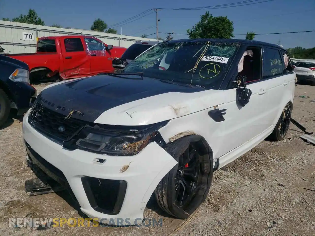 2 fotografías del automóvil dañado SALWZ2SE0KA853668 LAND ROVER RANGEROVER 2019