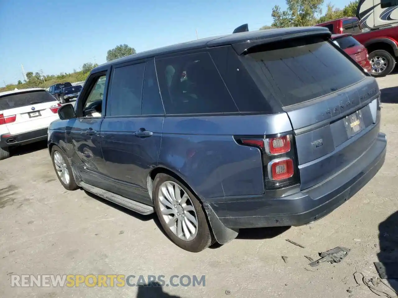 2 Photograph of a damaged car SALGS2RU5LA409208 LAND ROVER RANGEROVER 2020