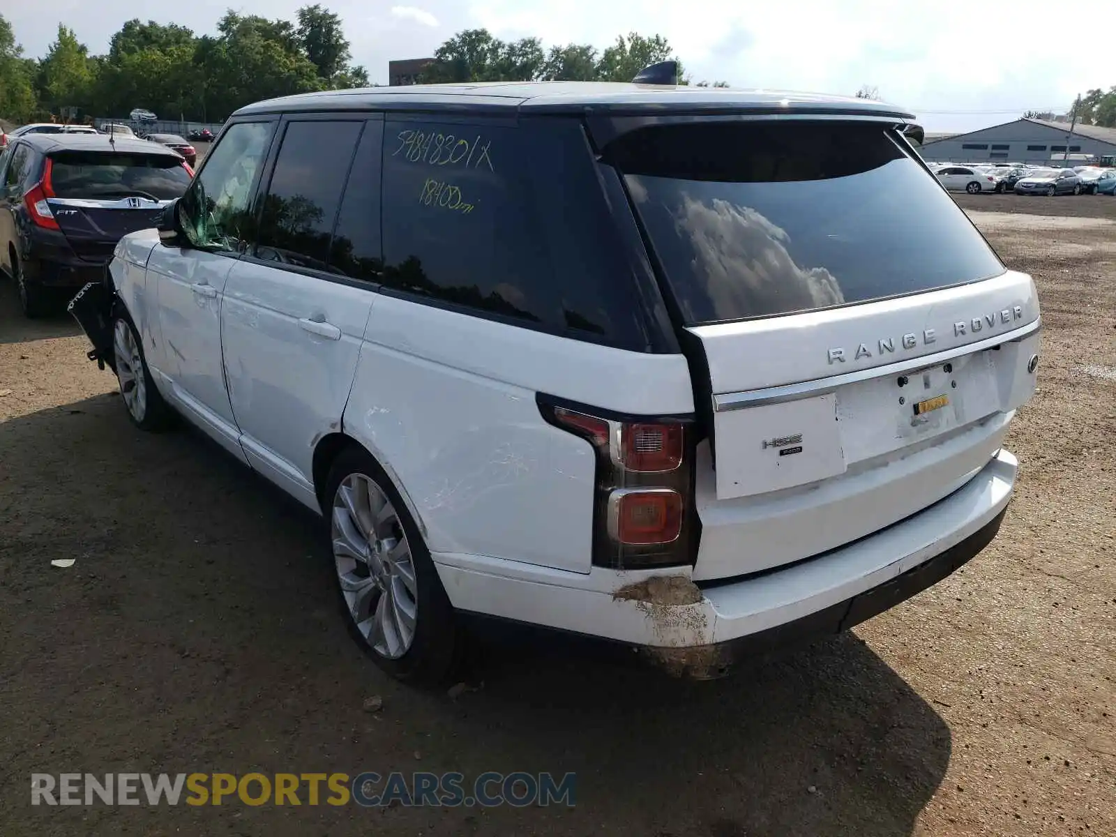 3 Photograph of a damaged car SALGS2RU6LA575656 LAND ROVER RANGEROVER 2020