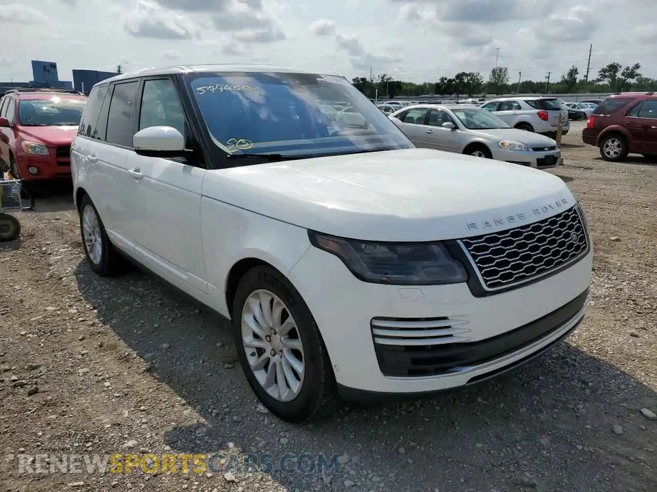 1 Photograph of a damaged car SALGS2RU7LA403961 LAND ROVER RANGEROVER 2020