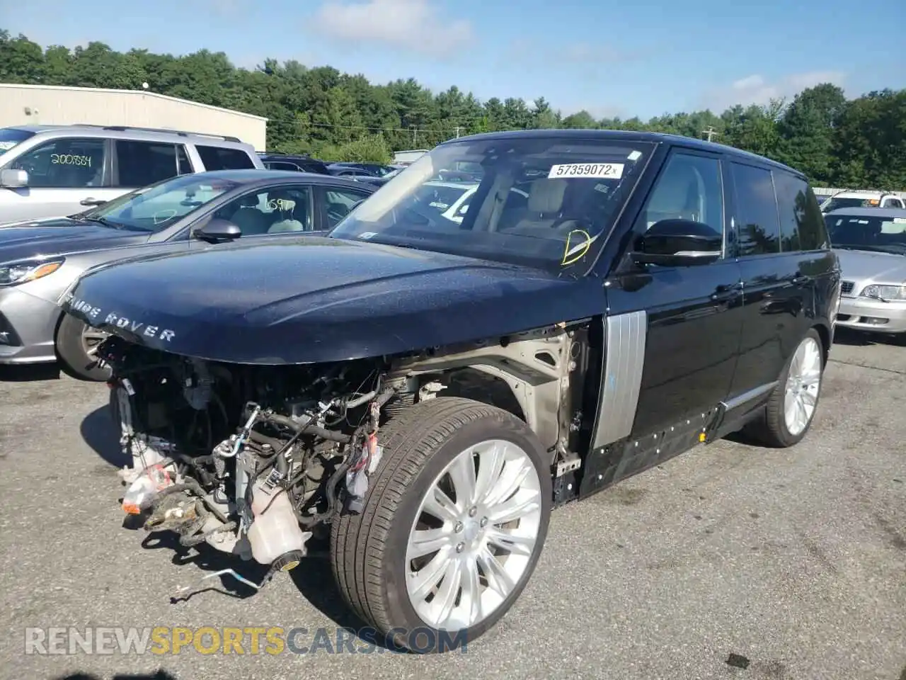 2 Photograph of a damaged car SALGS2SEXLA414875 LAND ROVER RANGEROVER 2020