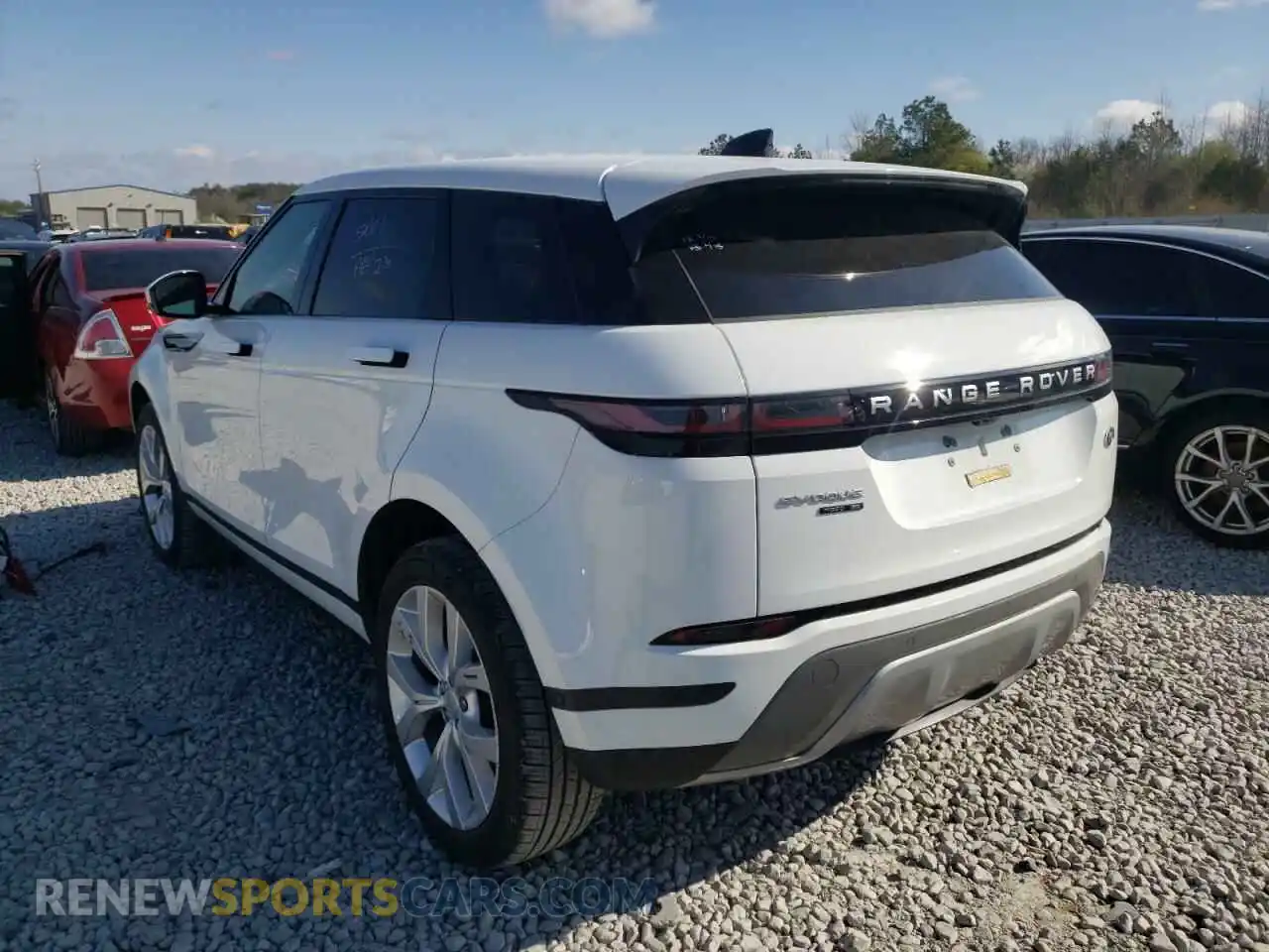3 Photograph of a damaged car SALZP2FX0LH077680 LAND ROVER RANGEROVER 2020