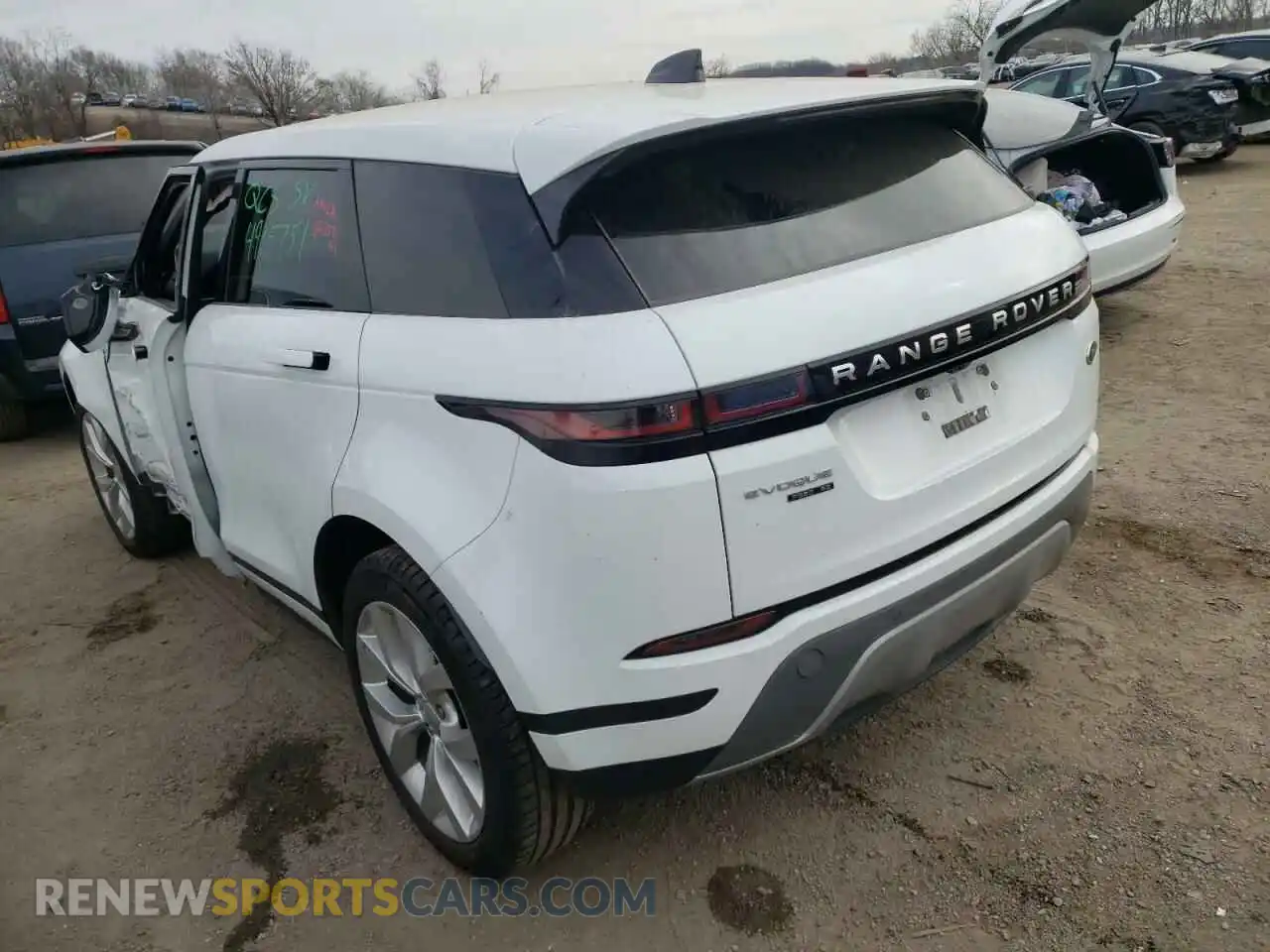 3 fotografías del automóvil dañado SALZP2FX1LH076523 LAND ROVER RANGEROVER 2020