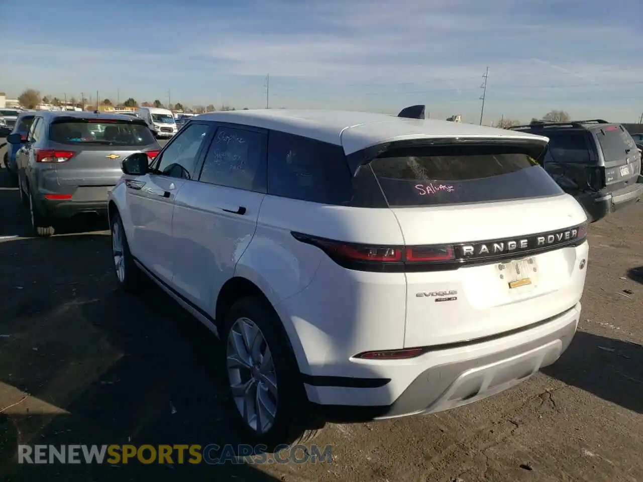 3 Photograph of a damaged car SALZP2FX1LH078028 LAND ROVER RANGEROVER 2020