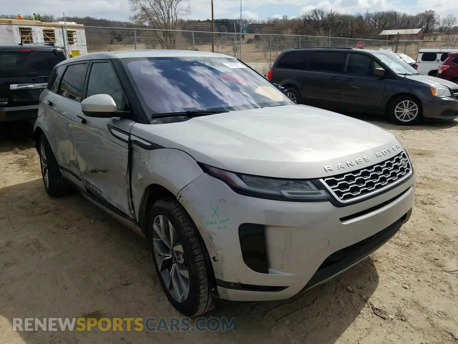 1 Photograph of a damaged car SALZP2FX3LH075826 LAND ROVER RANGEROVER 2020