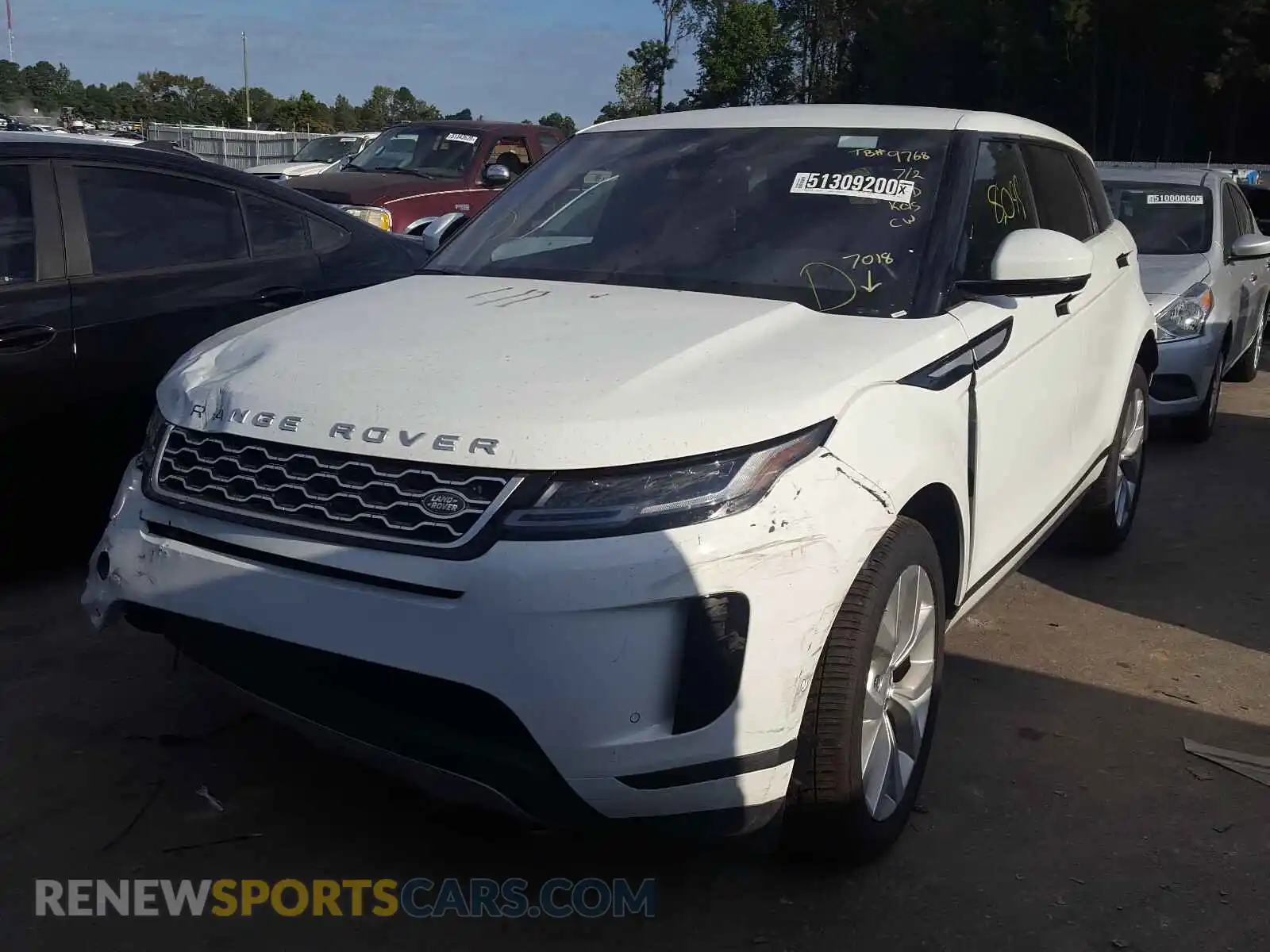2 Photograph of a damaged car SALZP2FX4LH077018 LAND ROVER RANGEROVER 2020