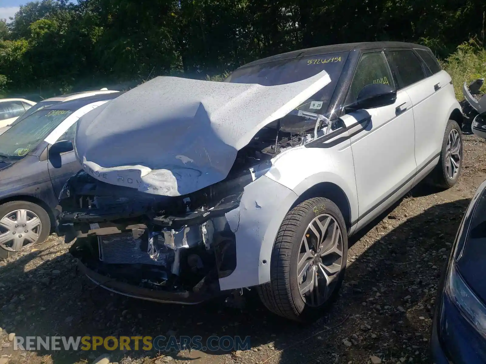 2 Фотография поврежденного автомобиля SALZP2FX8LH105662 LAND ROVER RANGEROVER 2020