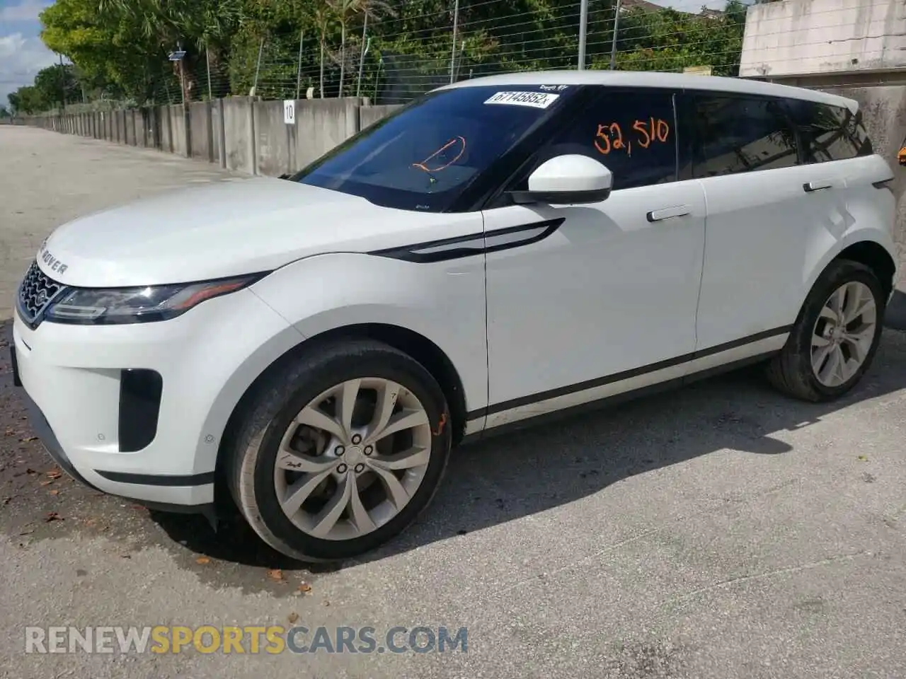 1 Photograph of a damaged car SALZP2FX9LH076835 LAND ROVER RANGEROVER 2020