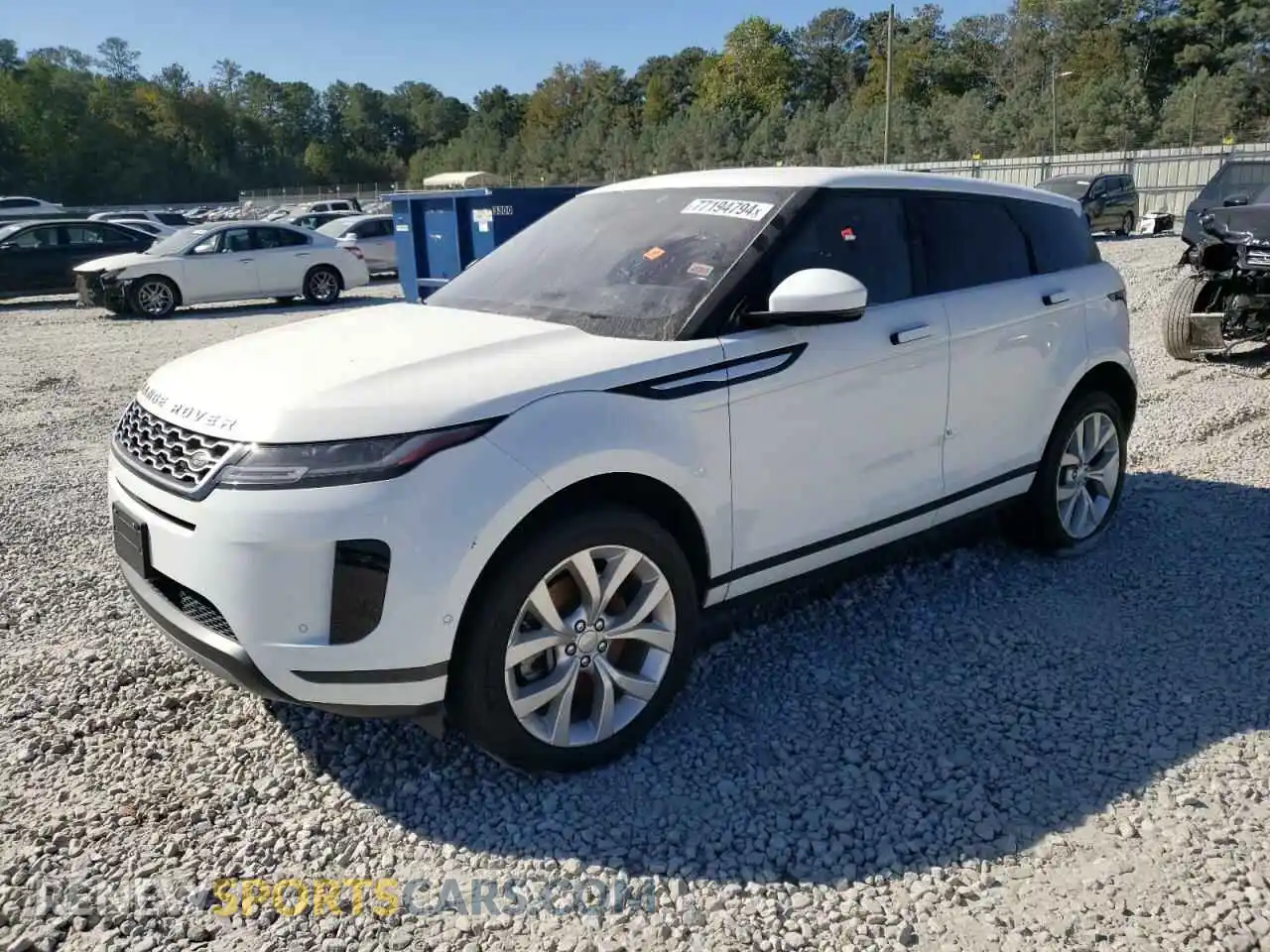 1 Photograph of a damaged car SALZP2FX9LH077709 LAND ROVER RANGEROVER 2020