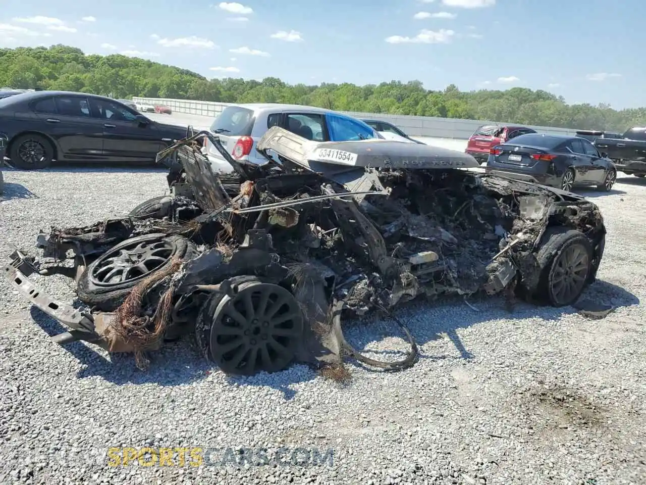 3 fotografías del automóvil dañado SALGR2SU1MA422920 LAND ROVER RANGEROVER 2021