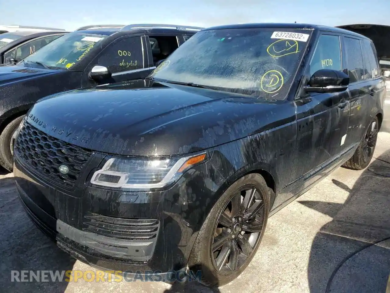 2 Photograph of a damaged car SALGR2SU3MA448001 LAND ROVER RANGEROVER 2021