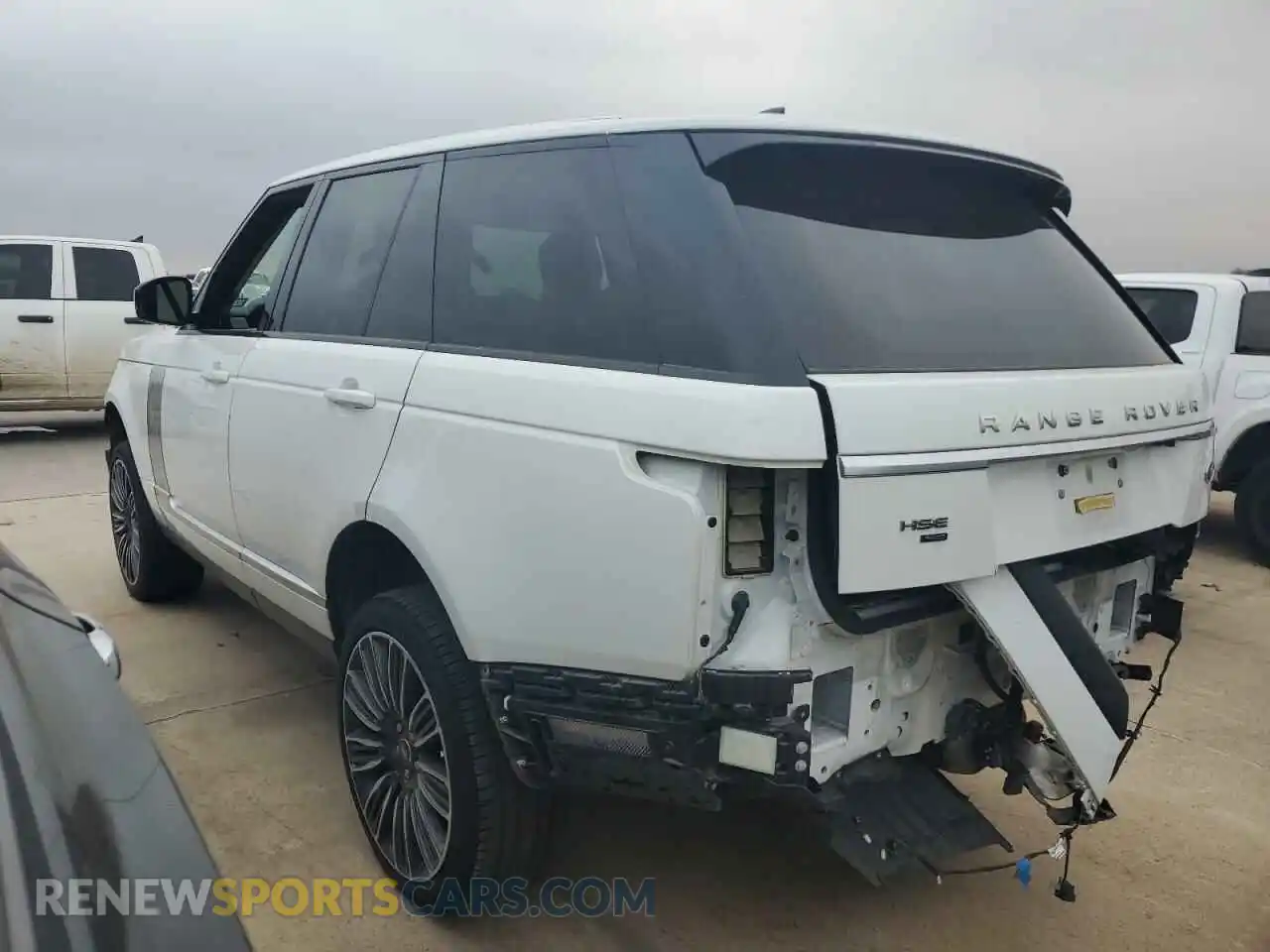 2 fotografías del automóvil dañado SALGS2RU0MA435037 LAND ROVER RANGEROVER 2021