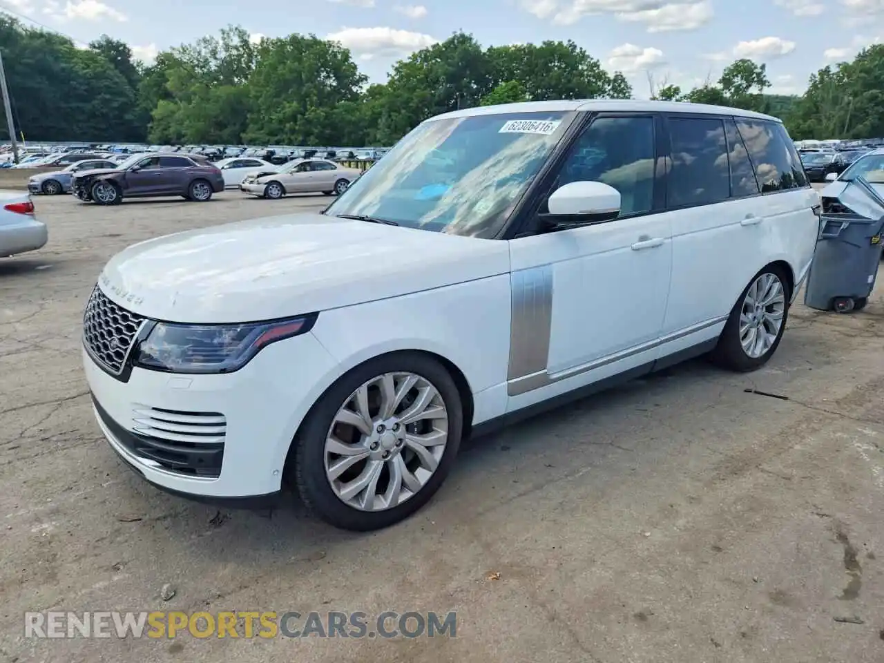 1 Photograph of a damaged car SALGS2RU1MA450310 LAND ROVER RANGEROVER 2021