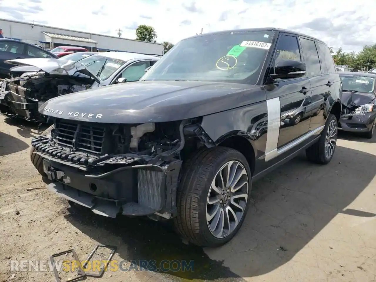 2 Photograph of a damaged car SALGS2RU2MA454947 LAND ROVER RANGEROVER 2021