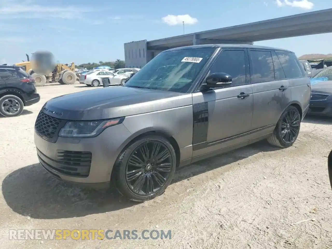 1 Photograph of a damaged car SALGS2RU6MA422812 LAND ROVER RANGEROVER 2021