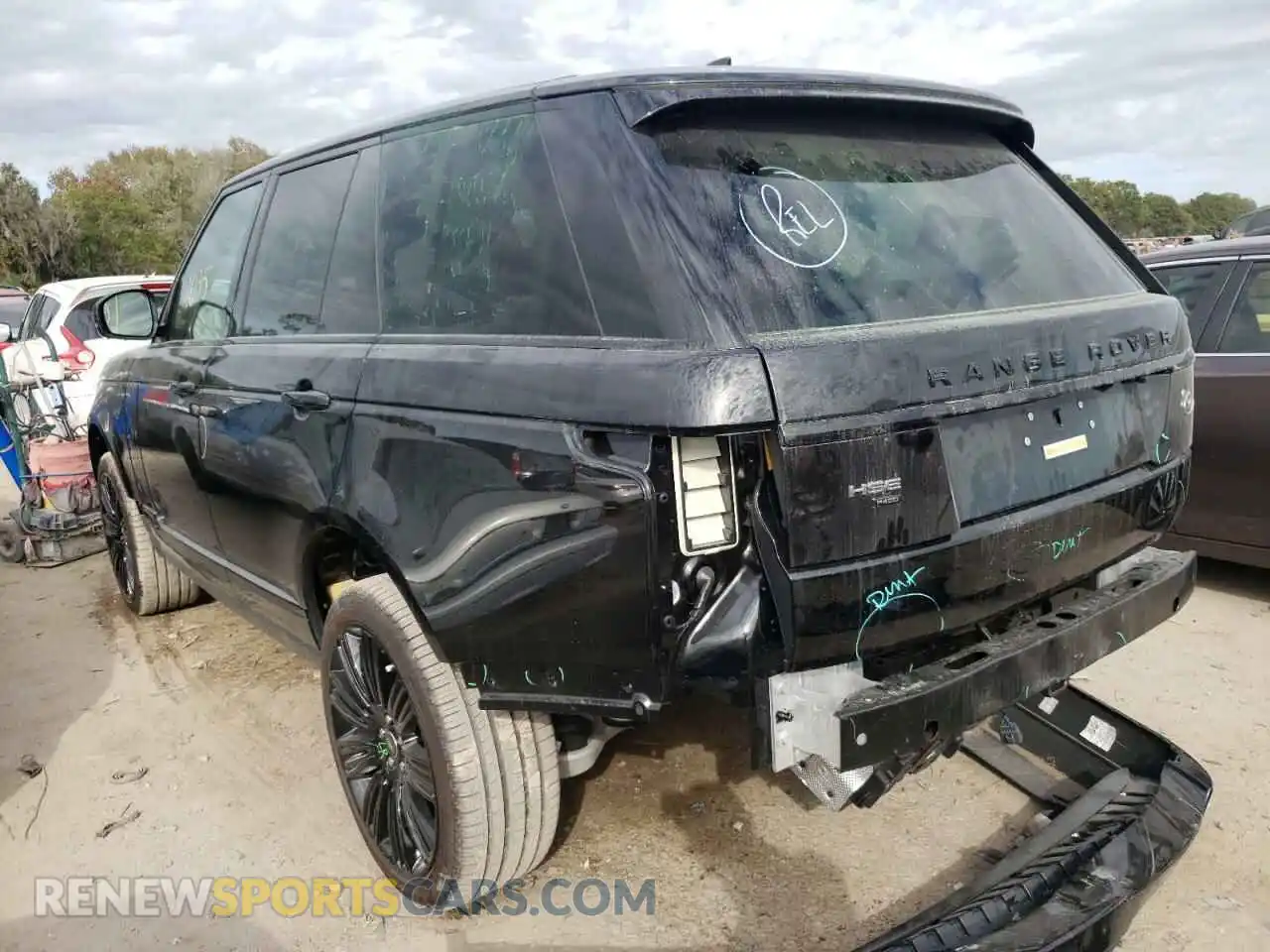 3 fotografías del automóvil dañado SALGS2RU7MA449212 LAND ROVER RANGEROVER 2021