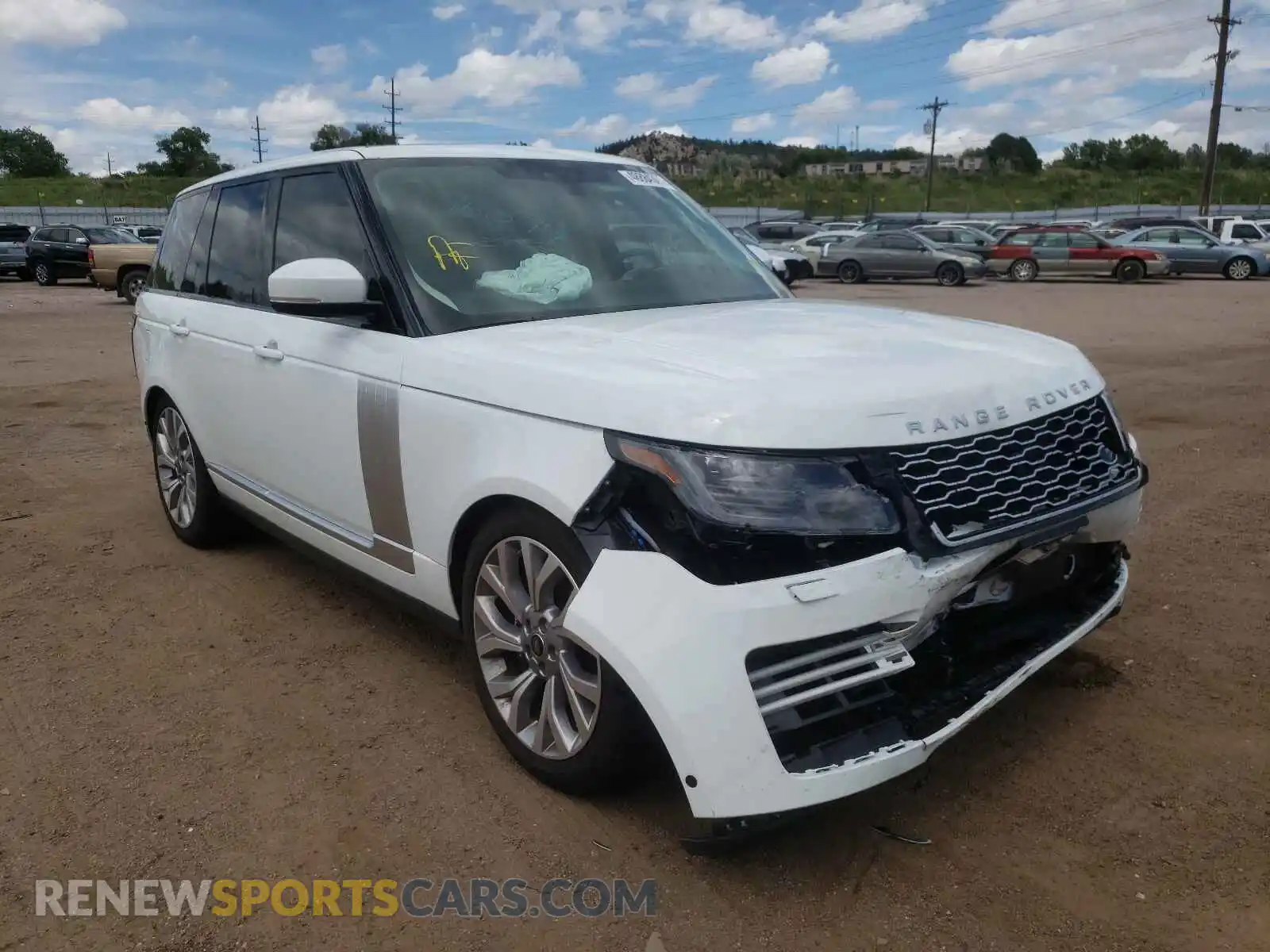 1 Photograph of a damaged car SALGS2RU8MA422018 LAND ROVER RANGEROVER 2021