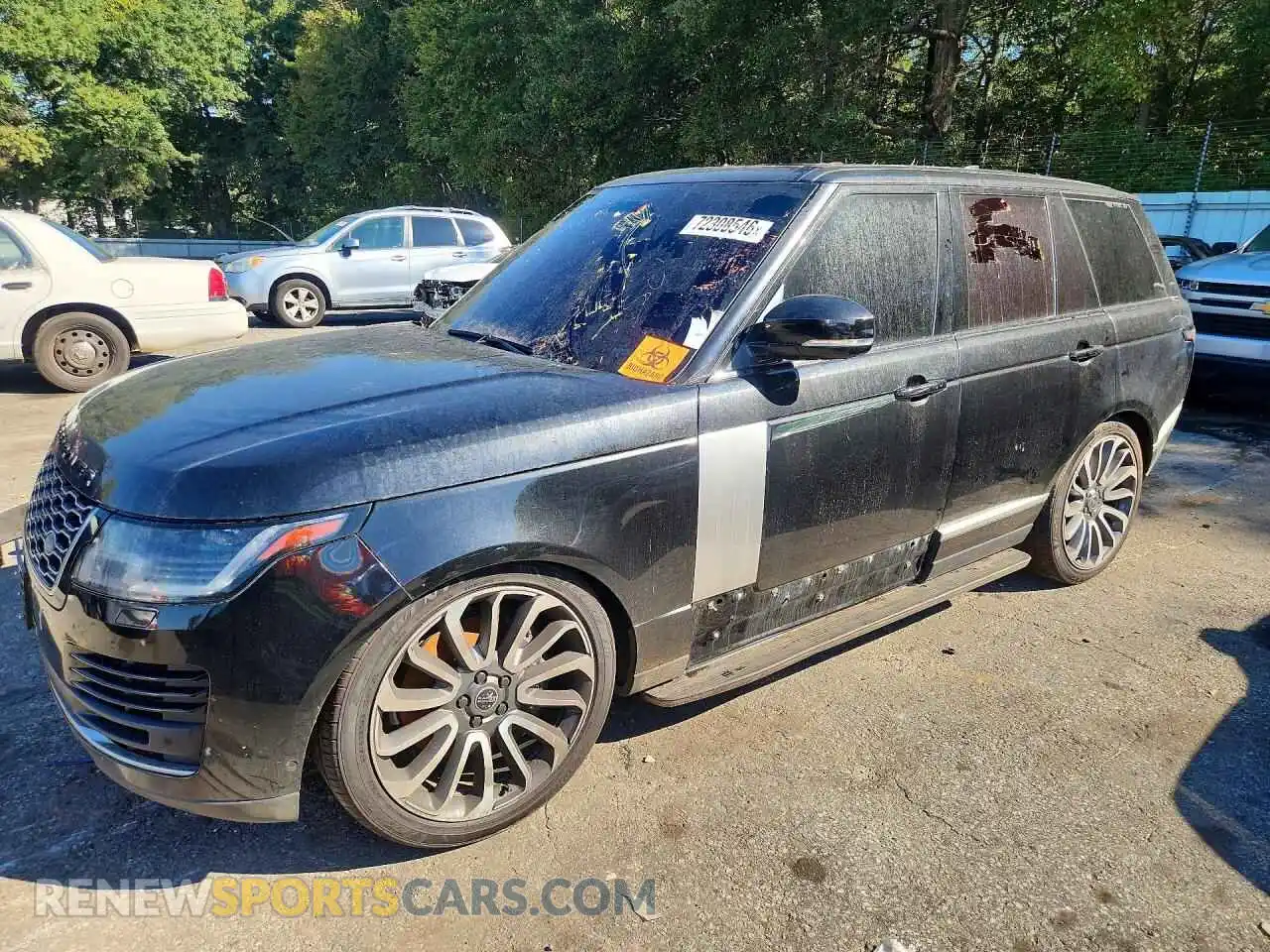 1 Photograph of a damaged car SALGS2RU9MA450815 LAND ROVER RANGEROVER 2021