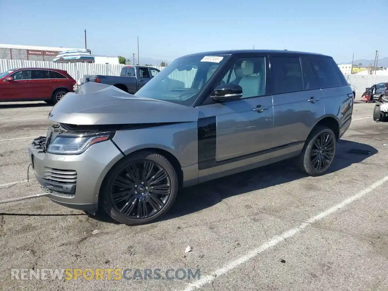 1 Photograph of a damaged car SALGS2SE1MA438693 LAND ROVER RANGEROVER 2021