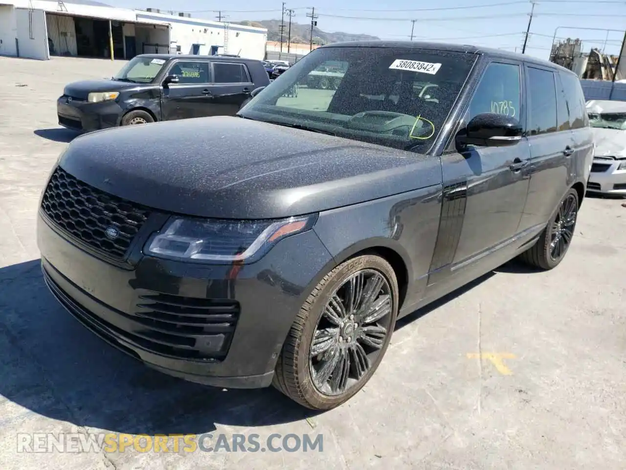 2 fotografías del automóvil dañado SALGS2SE1MA453002 LAND ROVER RANGEROVER 2021