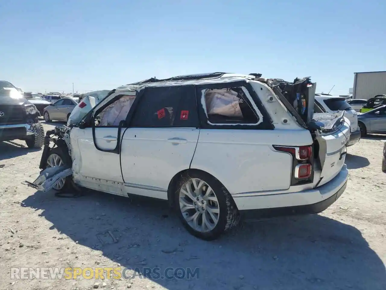 2 Фотография поврежденного автомобиля SALGS2SE2MA452666 LAND ROVER RANGEROVER 2021