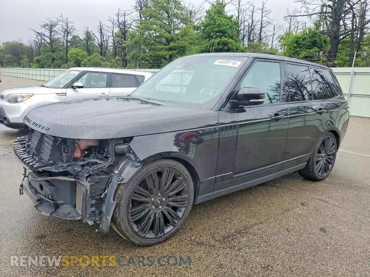 1 Photograph of a damaged car SALGS2SE4MA457142 LAND ROVER RANGEROVER 2021