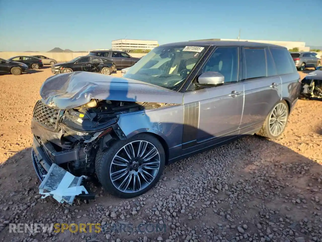 1 Photograph of a damaged car SALGS2SEXMA421603 LAND ROVER RANGEROVER 2021