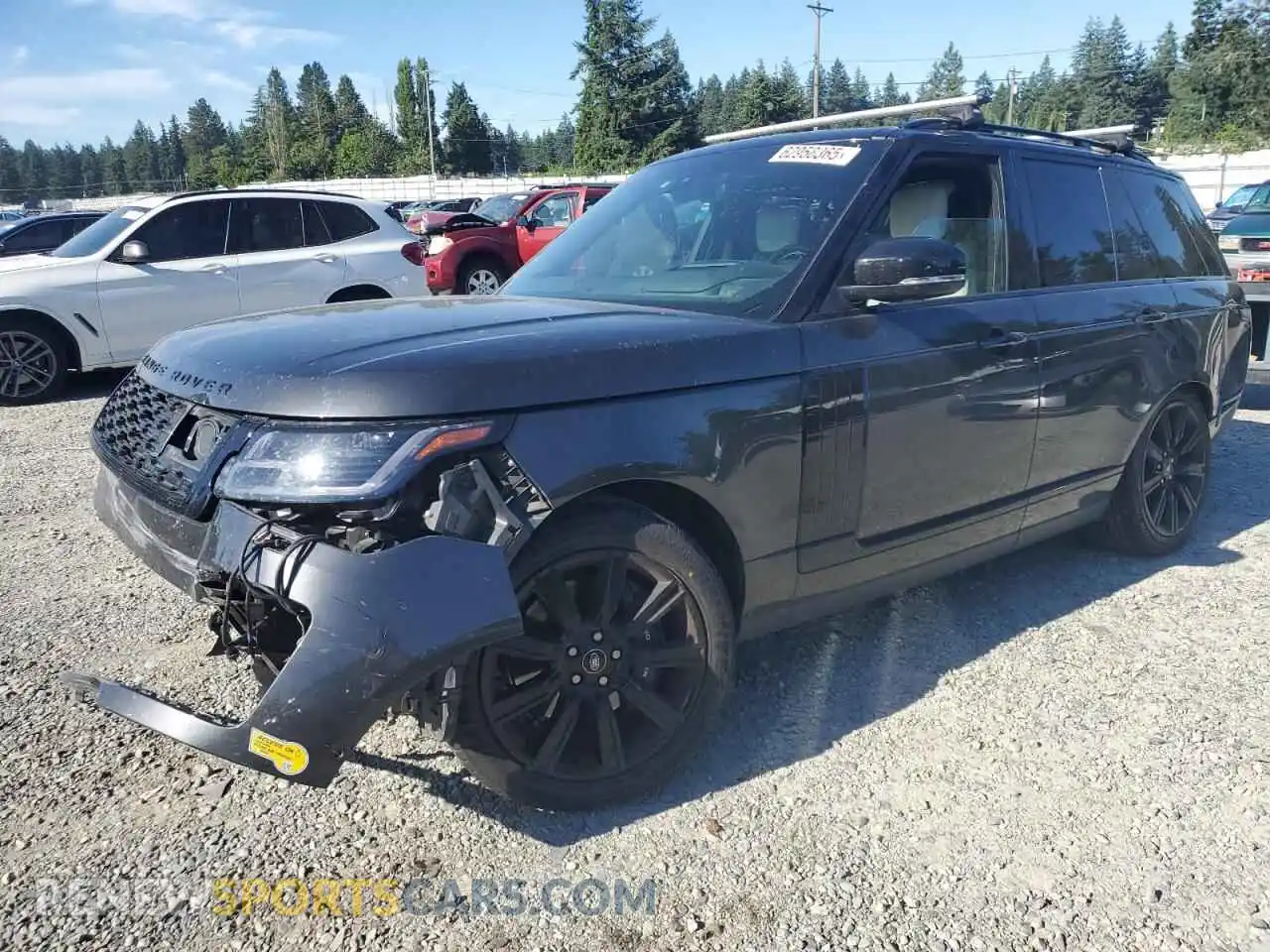 1 Photograph of a damaged car SALGS4RY3MA443034 LAND ROVER RANGEROVER 2021