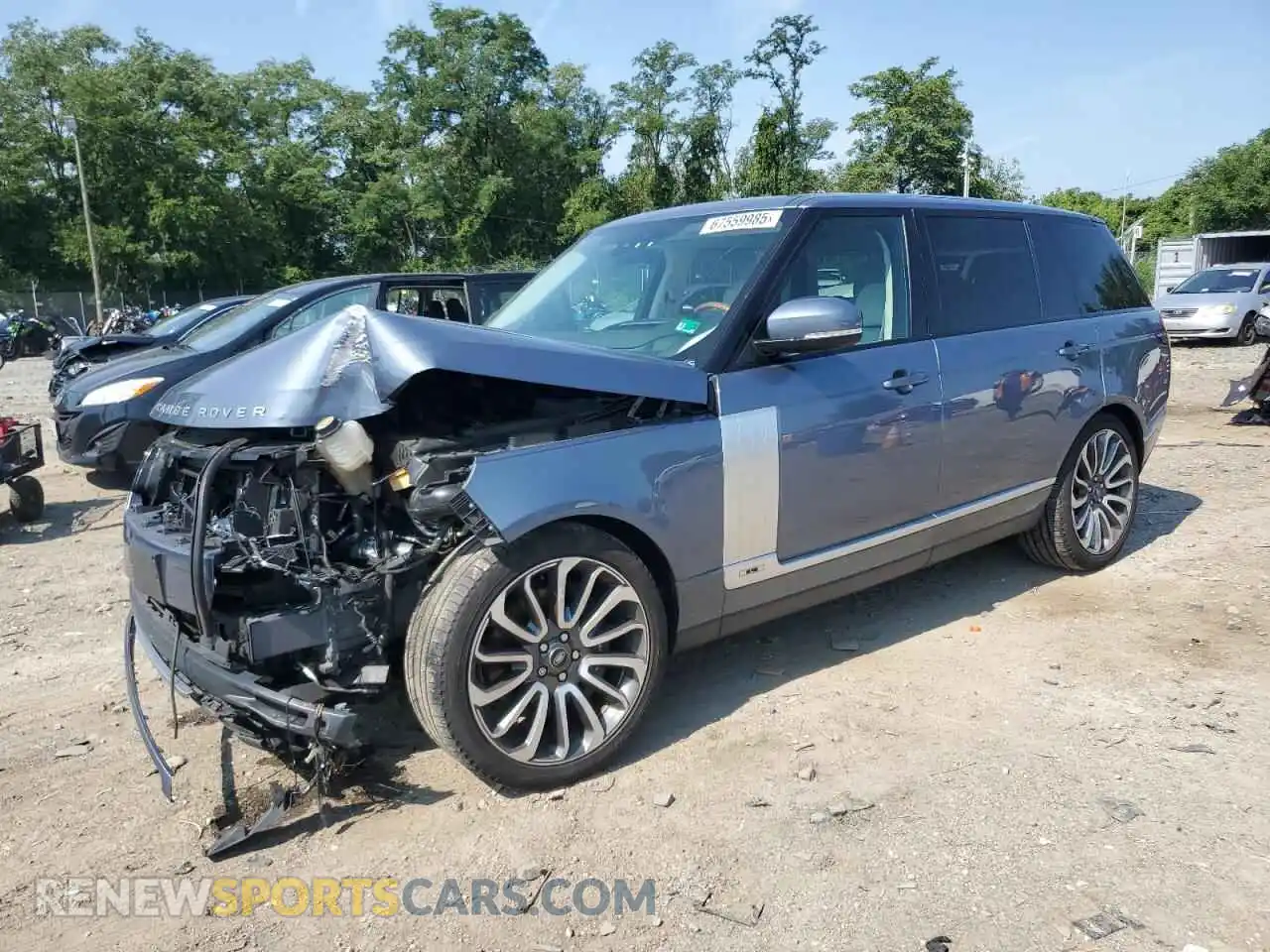 1 Photograph of a damaged car SALGS5SE9MA444596 LAND ROVER RANGEROVER 2021