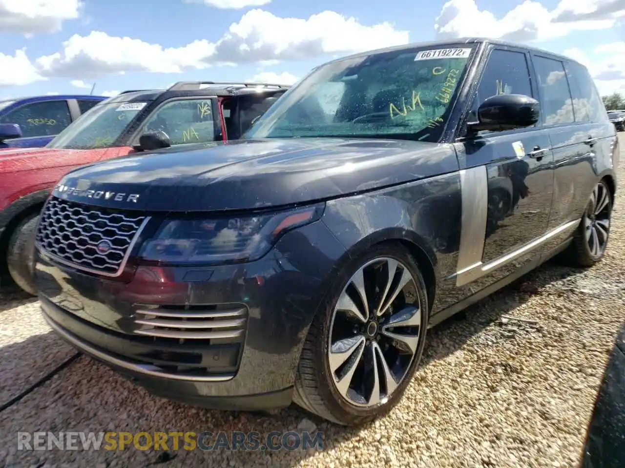 2 Photograph of a damaged car SALGU2SE4MA417198 LAND ROVER RANGEROVER 2021