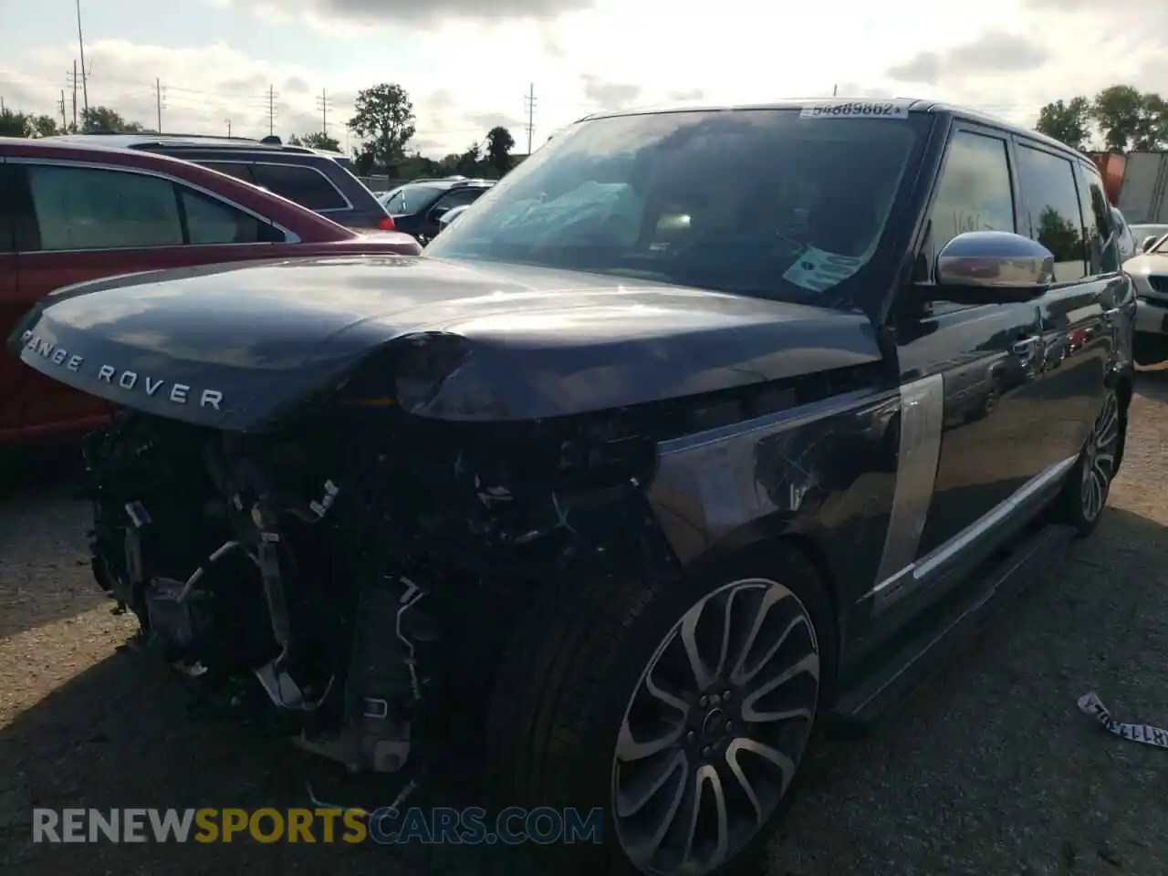 2 Photograph of a damaged car SALGV5SE5MA441234 LAND ROVER RANGEROVER 2021