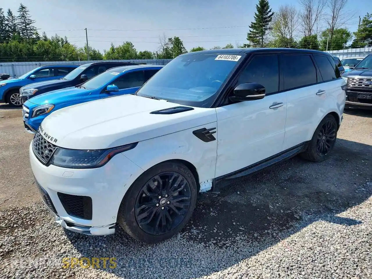 1 fotografías del automóvil dañado SALWR2RK0MA753312 LAND ROVER RANGEROVER 2021