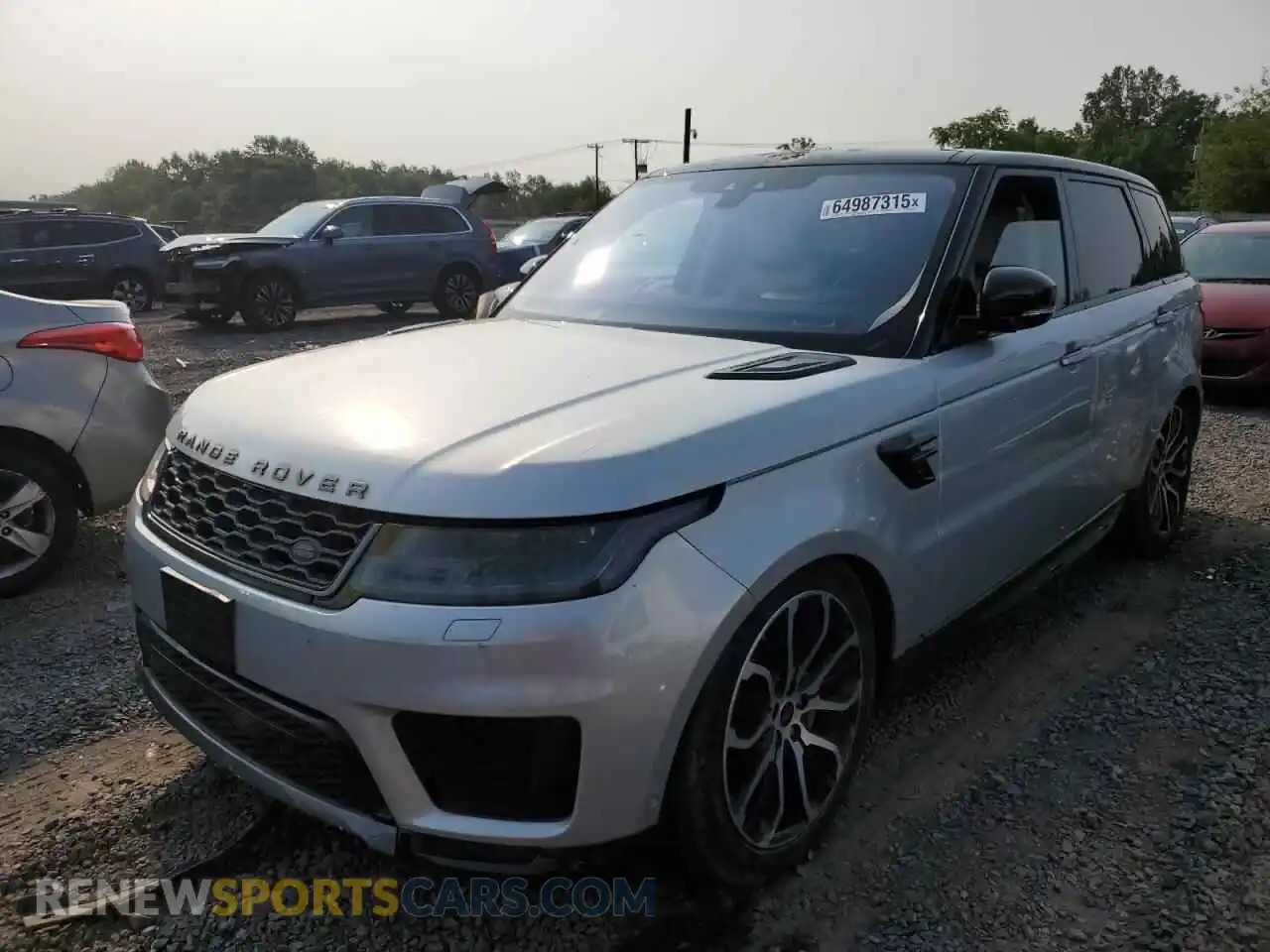 1 Photograph of a damaged car SALWR2SUXMA780805 LAND ROVER RANGEROVER 2021