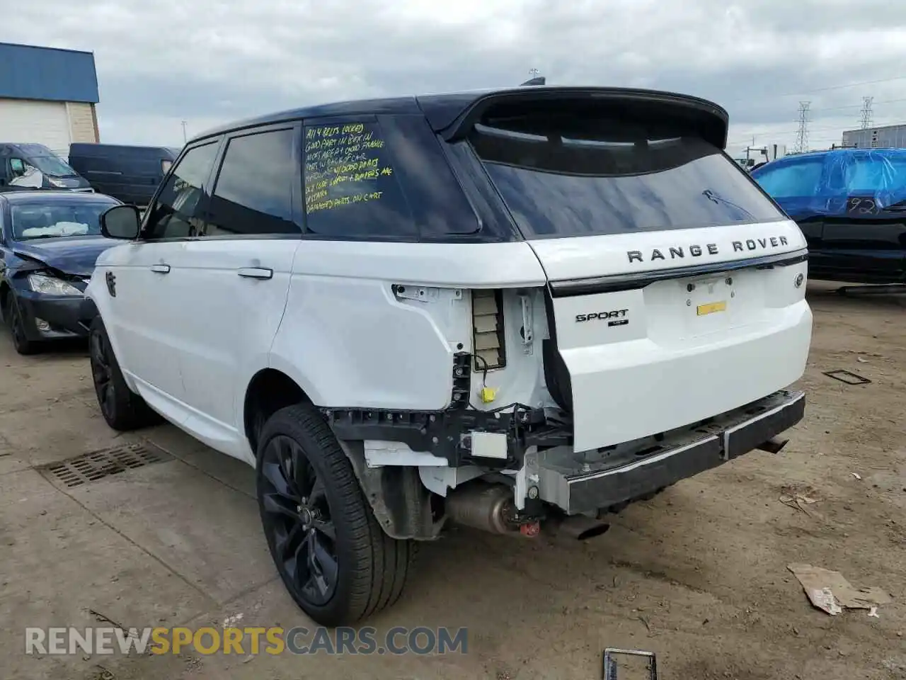3 Photograph of a damaged car SALWS2RU0MA792004 LAND ROVER RANGEROVER 2021