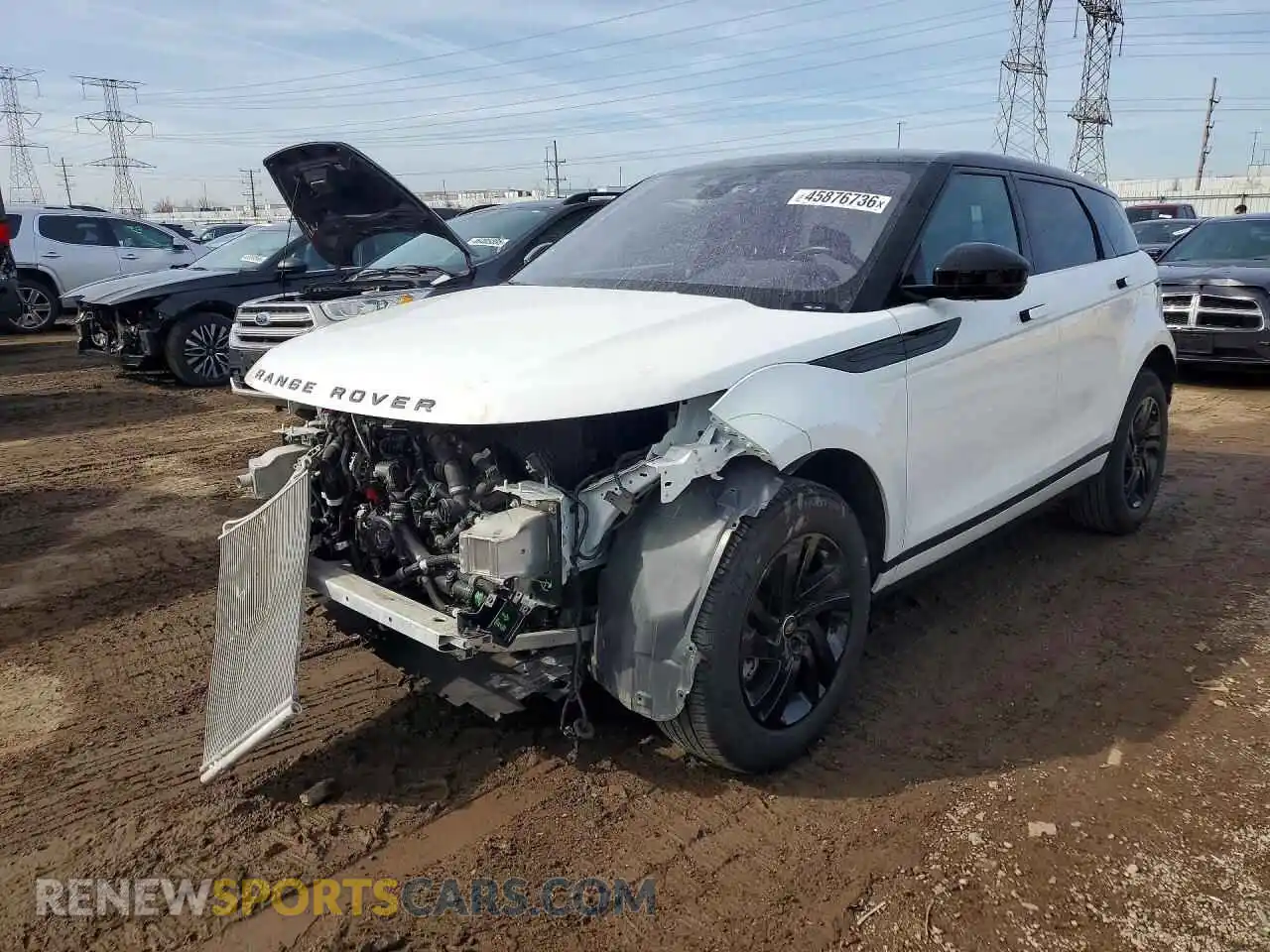 1 Photograph of a damaged car SALZJ2FX0MH152316 LAND ROVER RANGEROVER 2021