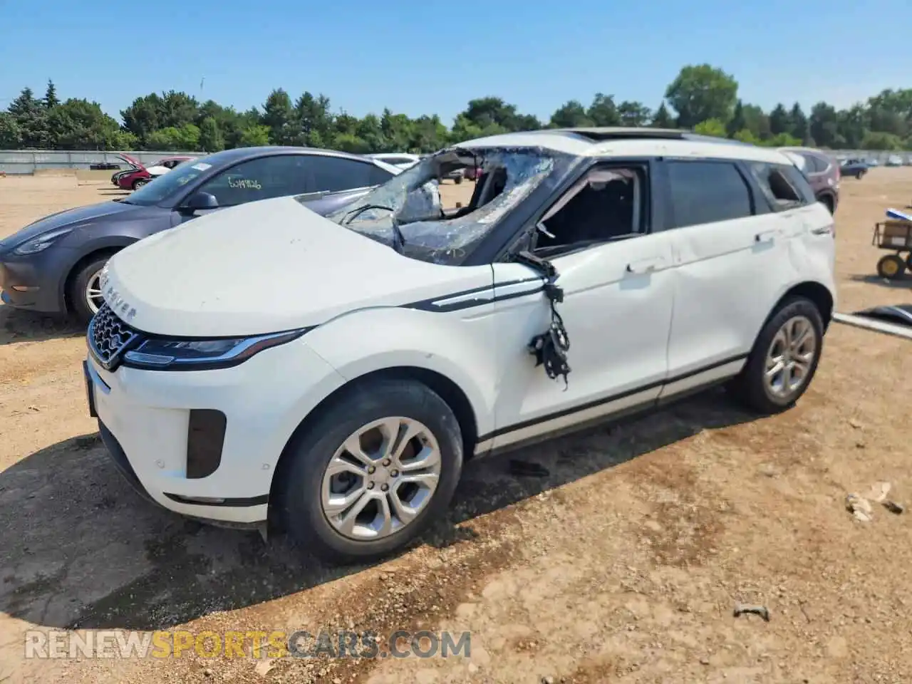 1 Photograph of a damaged car SALZJ2FX0MH152784 LAND ROVER RANGEROVER 2021