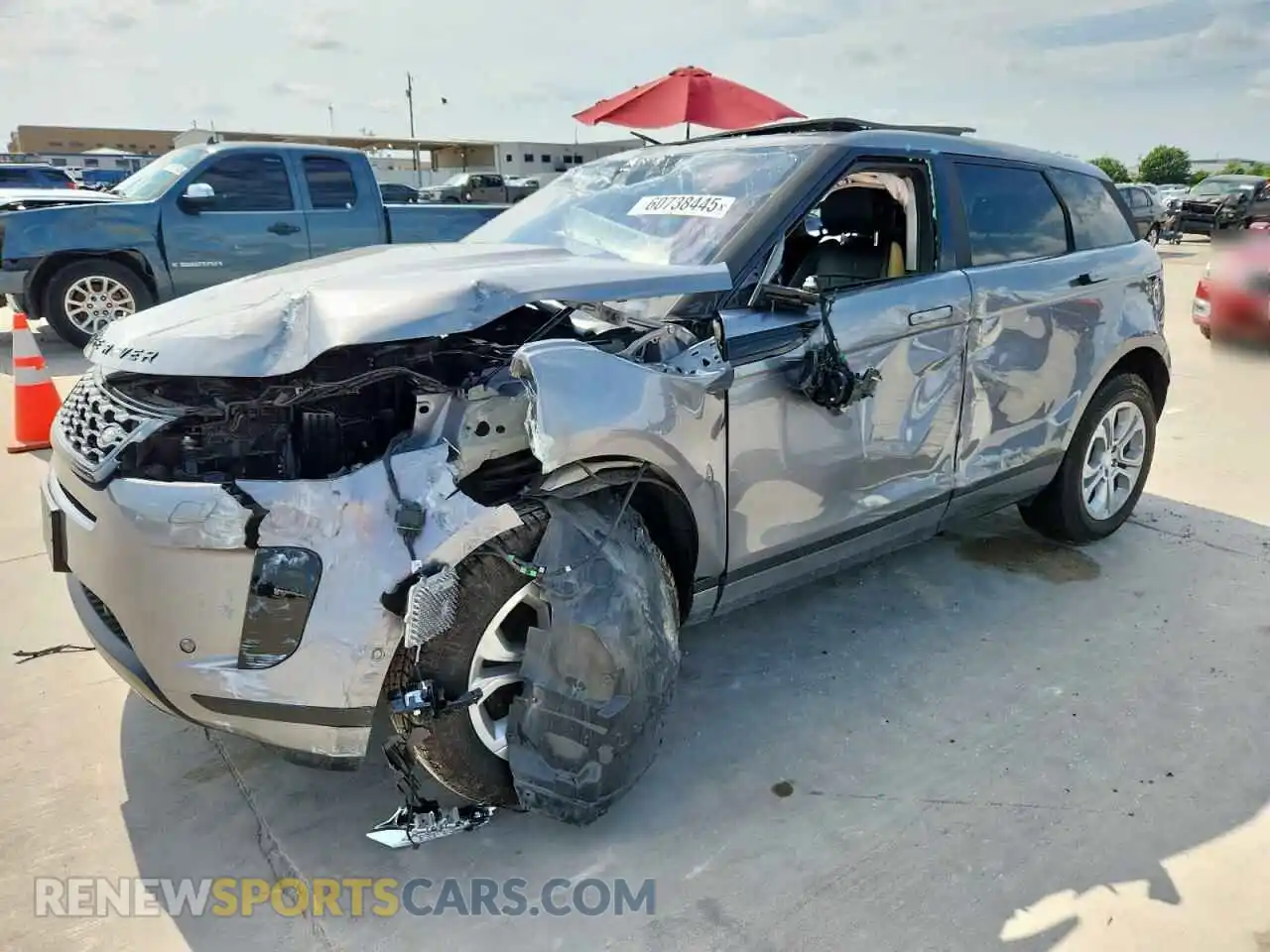 1 Photograph of a damaged car SALZJ2FX4MH122915 LAND ROVER RANGEROVER 2021