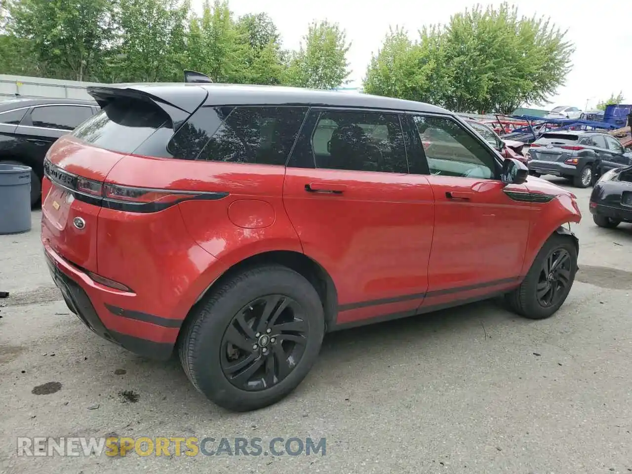 3 Photograph of a damaged car SALZJ2FX4MH125412 LAND ROVER RANGEROVER 2021