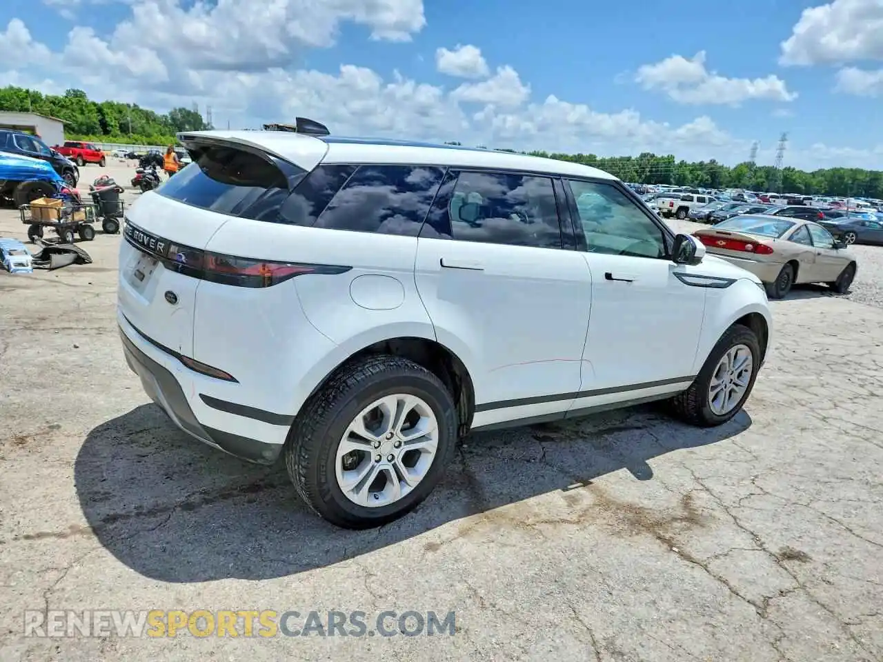 3 Фотография поврежденного автомобиля SALZJ2FX6MH123287 LAND ROVER RANGEROVER 2021